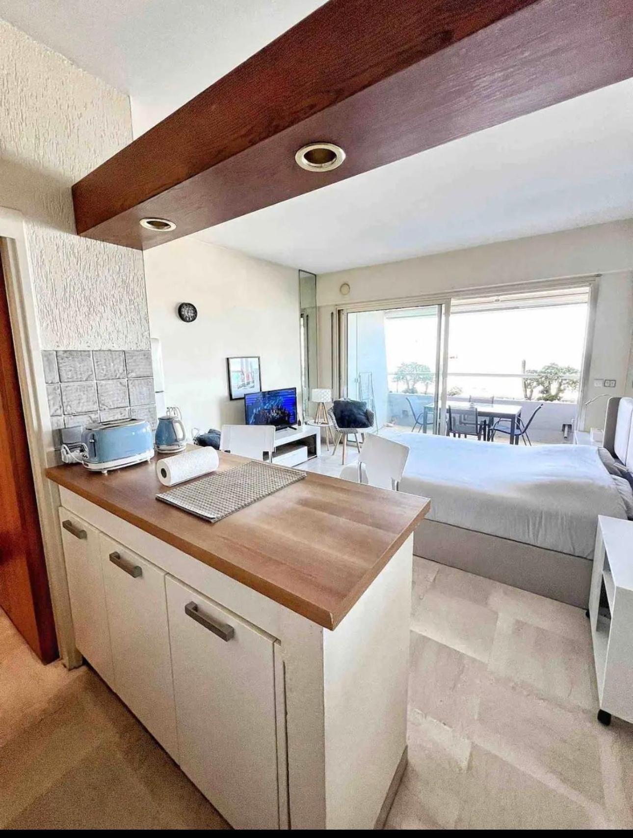 #101 Marina Riviera Bay - Studio 30M2 Avec Terrasse Vue Mer 빌뇌브루베 외부 사진
